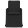 Sillas de comedor 2 pcs Negro 57 x 67 x 95 cm tela