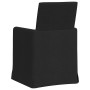 Sillas de comedor 2 pcs Negro 57 x 67 x 95 cm tela