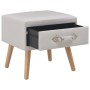 Nachttische 2 Einheiten 40x35x40 cm weißes Kunstleder von vidaXL, Nachttische - Ref: Foro24-276380, Preis: 102,11 €, Rabatt: %