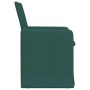 Sillas de comedor 2 pcs Verde oscuro 57 x 67 x 95 cm tela