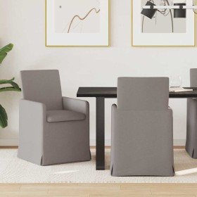 Sillas de comedor 2 pcs Taupé 57 x 67 x 95 cm tela en Sillas de comedor | Comprar online en Foro24