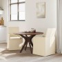 Sillas de comedor 2 pcs Crema 57 x 67 x 95 cm tela en Sillas de comedor | Comprar online en Foro24