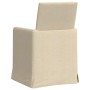 Sillas de comedor 2 pcs Crema 57 x 67 x 95 cm tela en Sillas de comedor | Comprar online en Foro24