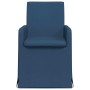 Sillas de comedor 2 pcs Azul 57 x 67 x 95 cm tela