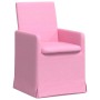 Sillas de comedor 2 pcs Rosa 57 x 67 x 95 cm tela