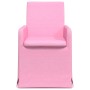 Sillas de comedor 2 pcs Rosa 57 x 67 x 95 cm tela