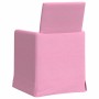 Sillas de comedor 2 pcs Rosa 57 x 67 x 95 cm tela