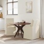 Sillas de comedor 2 pcs Beige 57 x 67 x 98 cm Lino