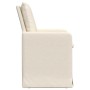 Sillas de comedor 2 pcs Beige 57 x 67 x 98 cm Lino
