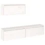 TV-Möbel 3-teilig aus massivem weißem Kiefernholz von vidaXL, TV-Möbel - Ref: Foro24-3100135, Preis: 178,66 €, Rabatt: %