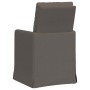 Sillas de comedor 2 pcs Gris claro 57 x 67 x 98 cm Lino