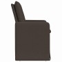Sillas de comedor 2 pcs Gris oscuro 57 x 67 x 98 cm Lino