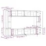 TV-Möbel 8-teilig aus massivem weißem Kiefernholz von vidaXL, TV-Möbel - Ref: Foro24-3100195, Preis: 401,95 €, Rabatt: %