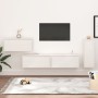 TV-Möbel 4-teilig aus massivem weißem Kiefernholz von vidaXL, TV-Möbel - Ref: Foro24-3100220, Preis: 223,90 €, Rabatt: %