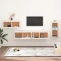 TV-Möbel 4-teilig aus massivem weißem Kiefernholz von vidaXL, TV-Möbel - Ref: Foro24-3100220, Preis: 223,90 €, Rabatt: %