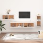 TV-Möbel 4-teilig aus massivem weißem Kiefernholz von vidaXL, TV-Möbel - Ref: Foro24-3100220, Preis: 223,90 €, Rabatt: %