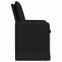 Sillas de comedor 2 pcs Negro 57 x 67 x 98 cm tela
