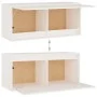 TV-Möbel 6-teilig aus massivem weißem Kiefernholz von vidaXL, TV-Möbel - Ref: Foro24-3100235, Preis: 305,46 €, Rabatt: %
