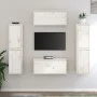 TV-Möbel 6-teilig aus massivem weißem Kiefernholz von vidaXL, TV-Möbel - Ref: Foro24-3100265, Preis: 275,99 €, Rabatt: %