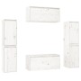 Muebles para TV 6 piezas madera maciza de pino blanco de vidaXL, Muebles TV - Ref: Foro24-3100265, Precio: 279,84 €, Descuent...