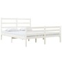 Estructura de cama madera maciza pino blanco 120x190 cm de vidaXL, Camas y somieres - Ref: Foro24-3103684, Precio: 137,48 €, ...