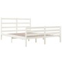 Estructura de cama madera maciza pino blanco 120x190 cm de vidaXL, Camas y somieres - Ref: Foro24-3103684, Precio: 137,48 €, ...