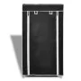 Fabric shoe rack with black cover 58x28x106 cm by vidaXL, Shoe racks and shoe organizers - Ref: Foro24-240503, Price: 28,44 €...