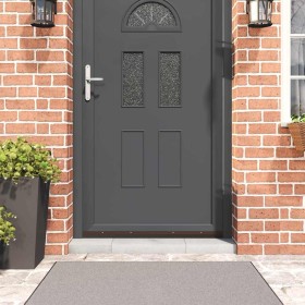 Sellos de cepillo de puerta atornillables 12 pcs Marrón 100 cm