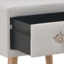 Nachttische 2 Einheiten 40x35x40 cm weißes Kunstleder von vidaXL, Nachttische - Ref: Foro24-276380, Preis: 102,11 €, Rabatt: %