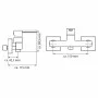 EISL CALVINO Chrom-Duschmischbatterie von EISL, Wasserhähne - Ref: Foro24-446487, Preis: 63,34 €, Rabatt: %