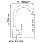 EISL Grifo monomando de cocina DIZIANI acero inoxidable de EISL, Grifos - Ref: Foro24-446497, Precio: 77,44 €, Descuento: %