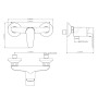 EISL CLAUDIO chrome single lever shower mixer by EISL, Faucets - Ref: Foro24-446450, Price: 42,52 €, Discount: %