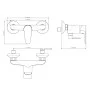 EISL CLAUDIO chrome single lever shower mixer by EISL, Faucets - Ref: Foro24-446450, Price: 45,62 €, Discount: %