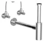 SCHÜTTE Sifón de lavabo de diseño cromado de SCHÜTTE, Válvulas de fontanería - Ref: Foro24-446558, Precio: 43,63 €, Descuento: %