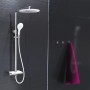 EISL Dusche mit Einhebelmischer und Thermostat GRANDE VITA Weißchrom von EISL, Duschköpfe - Ref: Foro24-446476, Preis: 173,26...
