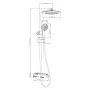 EISL Shower with single-lever tap and thermostat GRANDE VITA white chrome by EISL, shower heads - Ref: Foro24-446476, Price: ...