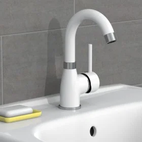 EISL Einhebel-Waschtischmischer FUTURA verchromt weiß von EISL, Wasserhähne - Ref: Foro24-446490, Preis: 68,26 €, Rabatt: %