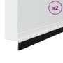 Sellos de cepillo para puertas autoadhesivos 2 pcs 100 cm