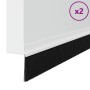 Sellos de cepillo para puertas autoadhesivos 2 pcs 100 cm