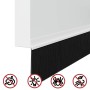 Sellos de cepillo para puertas autoadhesivos 2 pcs 100 cm