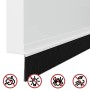 Sellos de cepillo para puertas autoadhesivos 6 pcs 100 cm