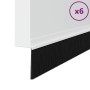 Sellos de cepillo para puertas autoadhesivos 6 pcs 100 cm