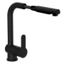 SCHÜTTE Grifo monomando cocina con caño extraíble LONDON negro mate de SCHÜTTE, Grifos - Ref: Foro24-446563, Precio: 119,20 €...