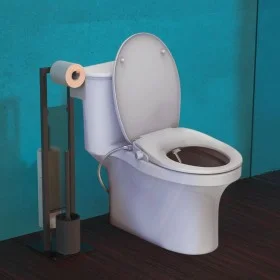 EISL Toilet Seat with Soft Close and Water Jet White by EISL, Faucets and sprayers for bidets - Ref: Foro24-446481, Price: 87...