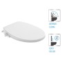 EISL Toilet Seat with Soft Close and Water Jet White by EISL, Faucets and sprayers for bidets - Ref: Foro24-446481, Price: 81...