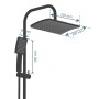 SCHÜTTE Duschset MALLORCA matt schwarz von SCHÜTTE, Duschköpfe - Ref: Foro24-446560, Preis: 115,93 €, Rabatt: %