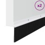 Sellos de cepillo de puerta atornillables 2 pcs 100 cm