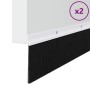Sellos de cepillo de puerta atornillables 2 pcs 100 cm