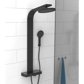 SCHÜTTE Dusche mit Wanne und Thermostat SAMOA RAIN mattschwarz von SCHÜTTE, Duschköpfe - Ref: Foro24-446561, Preis: 427,89 €,...