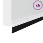 Sellos de cepillo de puerta atornillables 6 pcs 100 cm